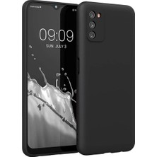 Mudanis Samsung Galaxy A03S Kılıf First Silikon - Siyah