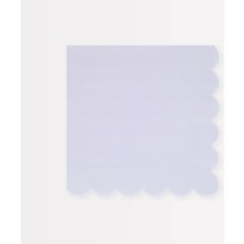 Dekor Delisi - Periwinkle Large Napkins - Menekşe Rengi Peçeteler (L) (X16)