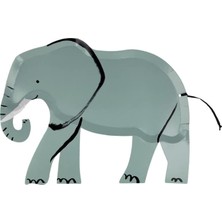Dekor Delisi - Elephant Plates - Fil Tabaklar - 8'li