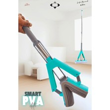 Premini Elite Smart Pva Kelebek Mop, Islak ve Kuru Temizlik Için Mikrofiber Mopu