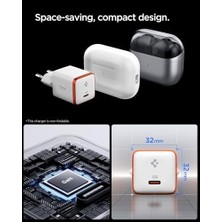 30W Usb-C Ultra Mini Hızlı Şarj Aleti Pps Desteği/ısı Düşürücü Gan Destekli Akım Korumalı Güç Adaptörü & & iPad & MacBook Type-C - ACH08449