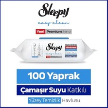 Easy Clean Premium Çamaşır Suyu Katkılı Yüzey Temizlik Havlusu Mendili 100 Yaprak