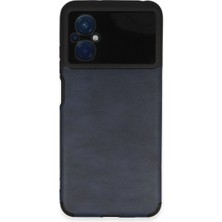 Mudanis Xiaomi Poco M5 Kılıf Loop Deri Silikon - Lacivert