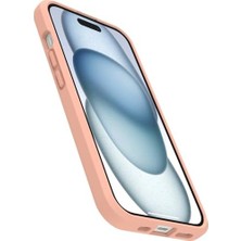 15 Sleek Kılıf, Şeffaf/şeftali