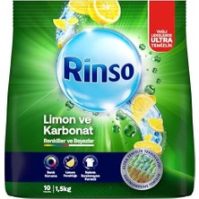 Ergün Collection Toz Çamaşır Deterjanı Limon ve Karbonat Renkliler ve Beyazlar Için 1,5 kg