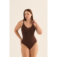 Kadın Toparlayıcı Korse Body - Korse Dikişsiz Ayarlanabilir Askılı Bel Karın Şekillendirici