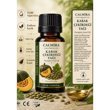 Belirtilmemiş Kabak Çekirdeği Yağı 20 Ml. | %100 Saf & Soğuk Pres | Pumpkin Seed Oil