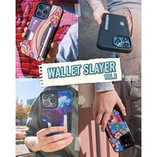 Ergün Collection Smartish 14 Pro Max Cüzdan Kılıfı - Cüzdan Slayer Vol. 2 [ince + Koruyucu] Dayanaklı Kredi Kartı Tutucu - Siyah Kravat