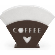 Mira's Coffee 100 Adet No:4 Kağıt Kahve Filtresi ve Dekoratif Filtre Tutucu