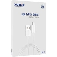 Ergün Collection 3.0A USB Type-C Örgülü Hızlı Şarj ve Data Kablosu 2 Metre Ip-16