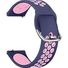 Esplendor Gtr 47MM Sport Band Için Kordon Lacivert Pembe