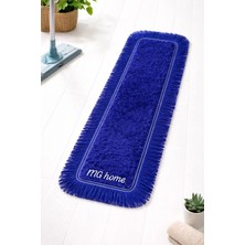 Premini Mavi Orlon 80 cm Nemli ve Kuru Paspas, Toz Alma, Çok Amaçlı Kullanım