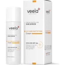 Ergün Collection Veela Matlaştırıcı Güneş Kremi Spf 50+ – Yağlı ve Karma Ciltler Için, Mavi Işık Koruması, Sebum Kontrollü, Uva/uvb Koruma, 50ML