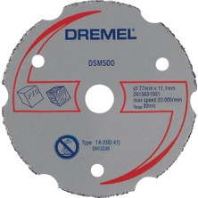 Ergün Collection DSM20 Kompakt Testere ile Uyumlu Ahşap ve Yumuşak Malzemede Çok Amaçlı Karpit Kesme Diski (DSM500)
