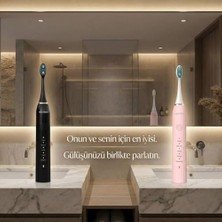 NTL-TB-01EP Otomatik, Şarjlı Sonik Diş Fırçası, Pembe, 60° Hareketli Başlık