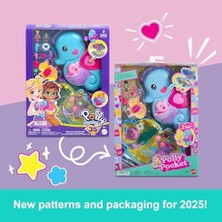 Ergün Collection Polly Pocket™ Babam ve Ben™ Denizatı Çanta Polly Babam ve Ben Denizatı Çanta, 2 Mikro Bebek, Evcil Hayvanlar ve 13 Aksesuar, 2'si 1 Arada Çanta ve Oyuncak ile Shani HWP03