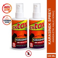 Expel Extox Sprey 100 ml 2 Adet