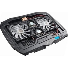 Ergün Collection C1 LED Ekranlı Notebook Soğutucu Siyah