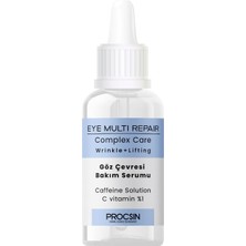 Ergün Collection Göz Çevresi Bakım Serumu, Kırışıklık Karşıtı & Yoğun Nemlendirici, Morluk ve Şişlik Giderici, Aydınlatıcı & Onarıcı Bakım, 20 ml
