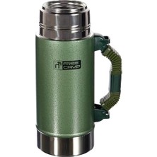 Ergün Collection Termos, 700 Ml, Unisex, Çelik, Bpa Içermez, 12 Saat Sıcak, 24 Saat Soğuk Tutma, Yeşil