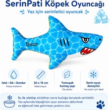 Havhav CoolShark Serinletici Köpek Oyuncağı, Islat Sık Dondur Yazlık Köpekbalığı Oyuncağı