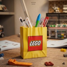 Adens Shop LEGO Kraft Çanta Formlu Kalemlik (Sadece Kalemlik Gönderilir.)