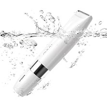 Body Mini Trimmer BS1000 Vücut Tüy Kesme Makinesi + Düzeltici Tarak, Pil ve Temizleme Fırçası