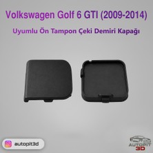 AutoPit 3D Volkswagen Golf 6 Gtı (2009-2014) Uyumlu Ön Tampon Çeki Demiri Kapağı