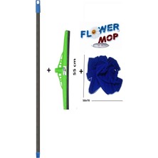Premini Yersil Çekpas 55 cm Metal Sap ve Mikrofiber Bez Seti