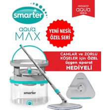 Premini Çift Kova Temizlik Seti, Temiz ve Kirli Su Ayırıcı, Pratik Mop Paspas