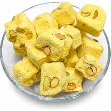 Nizip Online Kuruyemiş Lokum Antep Fıstıklı Safranlı - 250 gr