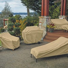 MWX Teknoloji Classic Accessories Terrazzo Suya Dayanıklı 11 Metre Veranda Şemsiyesi Kılıfı, Veranda Mobilyası Kılıfları