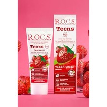 Teen 8-18 Yaş Yaban Çileği Tadında Diş Macunu 1 Paket(1 x 74 G)