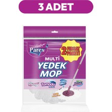 Premini Çiftli Çok Amaçlı Yedek Mop Seti, 6 Parça, Pratik Temizlik Gereci