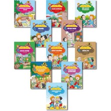 Ay Çocuk Yayınları Hikaye Seti Meraklı Eymen (10 Kitap - Değerlendirme Soruları)