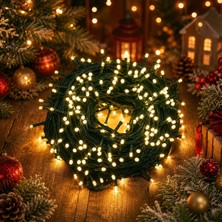 Kuzey Oyuncak Yüksek Kalite Profesyonel Gerçek Gün Işığı LED Işık 9 Metre 96 LED 220 V Eklemeli Noel Ağacı Işığı