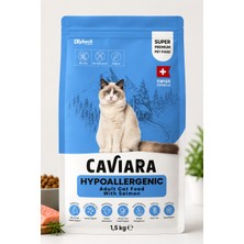 Caviara Hypoallergenic Somonlu Yetişkin Kedi Maması 1,5 kg