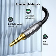 3.5 mm Ses Aux Uzatma Kablosu, Siyah 5 Metre