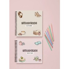 Jaca Çocuk Yetişkin 2'li Boyama Seti / Eğitici ve Eğlenceli Boyama Kitapları (21X21CM)