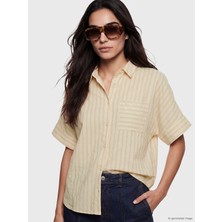 Lc Waikiki Yeni Sezon Çizgili Oversize Kadın Gömlek