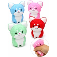 MİNGODAN Duyusal Kawaii Tilki Oyuncak Stres Oyuncağı Squishy Oyuncak Fidget Oyuncak Sıkılabilir Tilki Kawaii Hediyelik Oyuncak Anti Stres