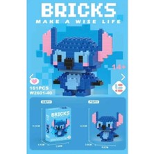 C&On Design Stitch 3D Bricks Yapboz Seti - Inşa Edilebilir Yapı Oyuncakları - Dekoratif Figür