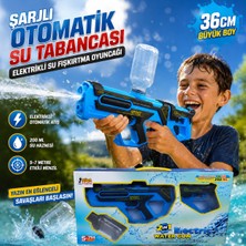Trust Store Şarjlı Otomatik Su Tabancası 36 cm Elektrikli Su Fışkırtma Oyuncağı 200 ml Su Hazneli