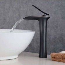 Prima Şelale Lavabo Bataryası -Siyah