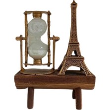 Karahanbey Paris Eyfel Kulesi Hediyelik Eyfel Retro Kum Saati Dekoratif Eşya