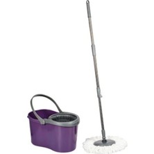 Premini Pratik ve Temizliğe Uygun Zambak Dönerli Mop Set ZBK188
