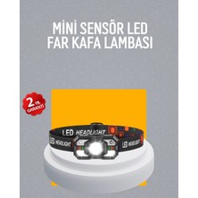 Karahanbey Şarj Edilebilir LED Far Hareket Sensörlü 5 Modlu Outdoor