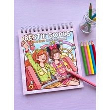 Jaca Bestie Goals Boyama Kitabı +40 Sayfa (21X21CM)