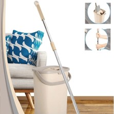 Premini Çok Amaçlı Temizlik Seti, Çok Fonksiyonlu Spin Mop ve Bezli Kova