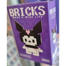 C&On Design Mini LEGO Karakteri - Kuromi Modeli - Dekoratif Figür ve Koleksiyon Seti